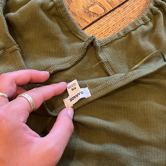 Bodycon mini dress in green from garage - Picture 4 of 4